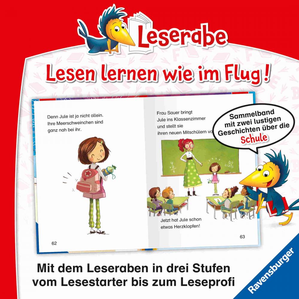 Ravensburger Buch Erstlesetitel Leserabe Sonderausgaben Schulabenteuer zum Lesenlernen 46458