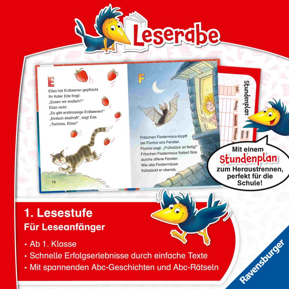 Ravensburger Buch Erstlesetitel Leserabe Sonderausgaben ABC Geschichten und Rätsel 46459