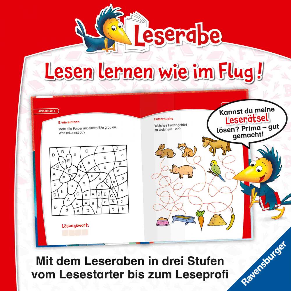 Ravensburger Buch Erstlesetitel Leserabe Sonderausgaben ABC Geschichten und Rätsel 46459