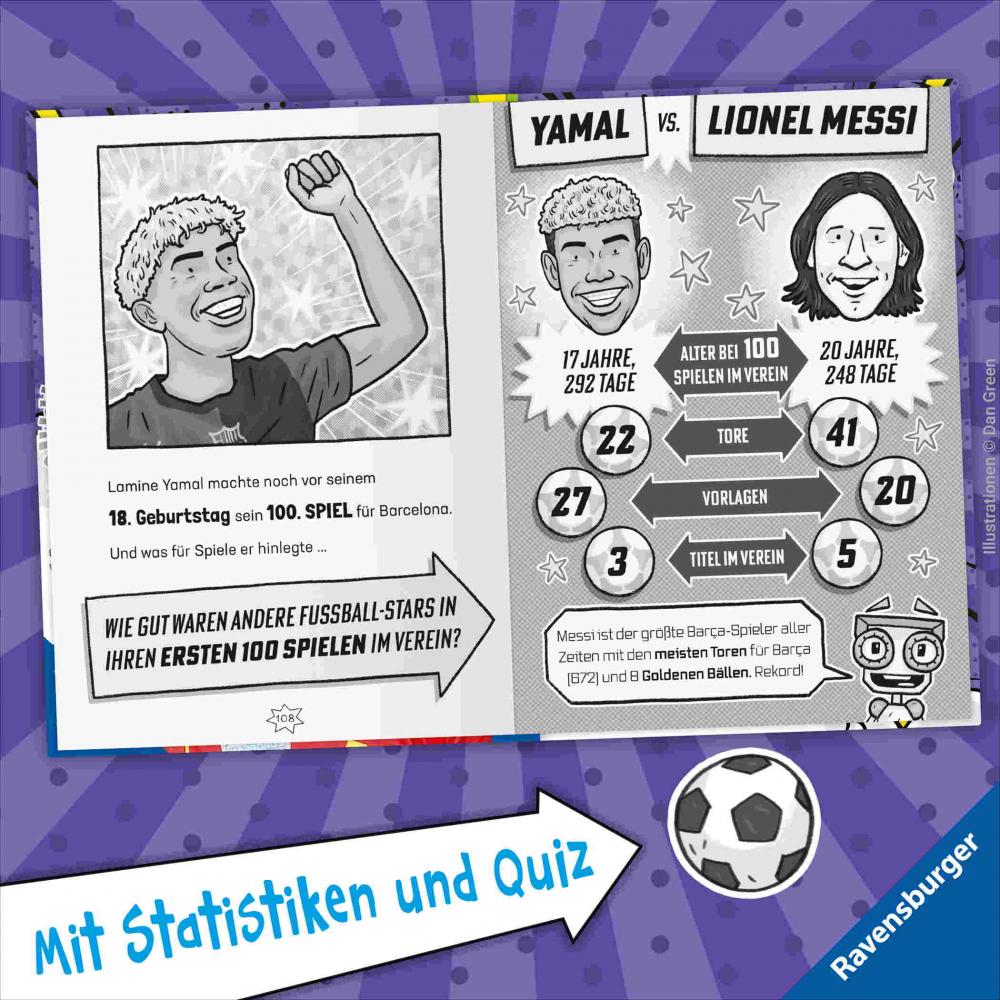 Ravensburger Buch Erstlesetitel Fußball Stars Alles über Yamal Vom Fußball Talent zum Megastar 46460