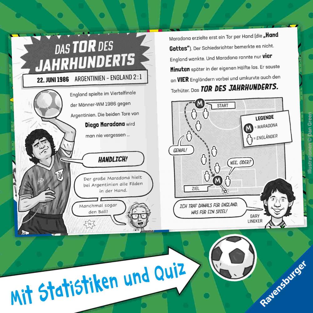 Ravensburger Buch Erstlesetitel Fußball Stars Alles über Fußball. Träume, Tore, Titel 46461