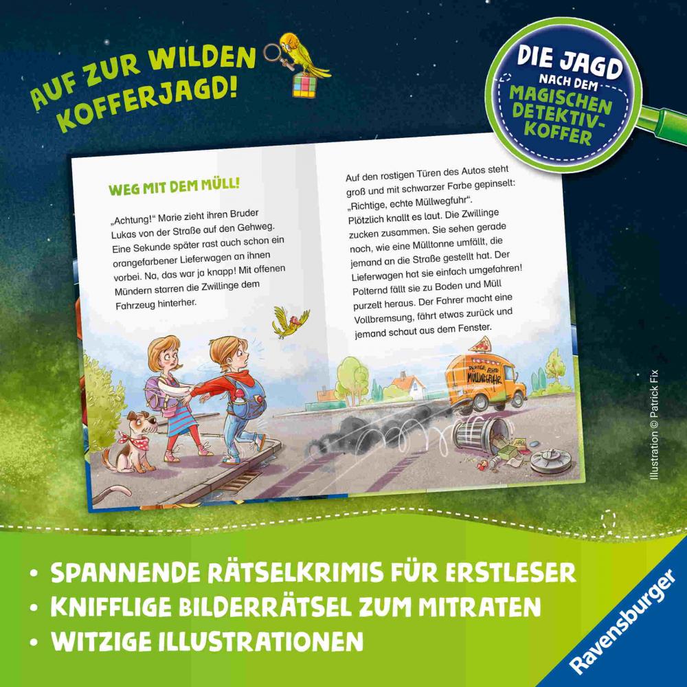 Ravensburger Buch Die Jagd nach dem magischen Detektivkoffer Band 2 Vorsicht, Ganoven! 46475