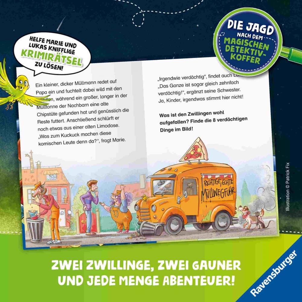 Ravensburger Buch Die Jagd nach dem magischen Detektivkoffer Band 2 Vorsicht, Ganoven! 46475