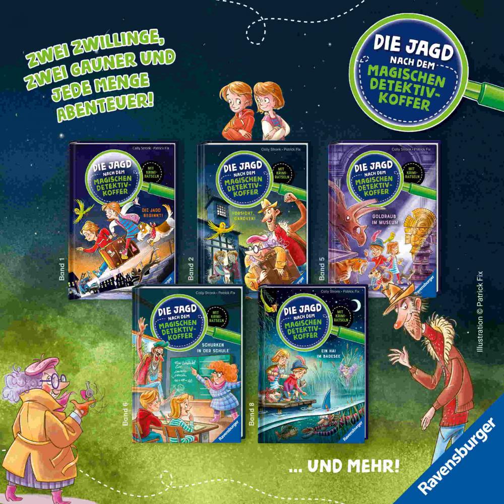 Ravensburger Buch Die Jagd nach dem magischen Detektivkoffer Band 2 Vorsicht, Ganoven! 46475