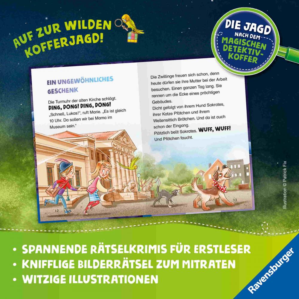 Ravensburger Buch Die Jagd nach dem magischen Detektivkoffer Band 5 Goldraub im Museum 46476