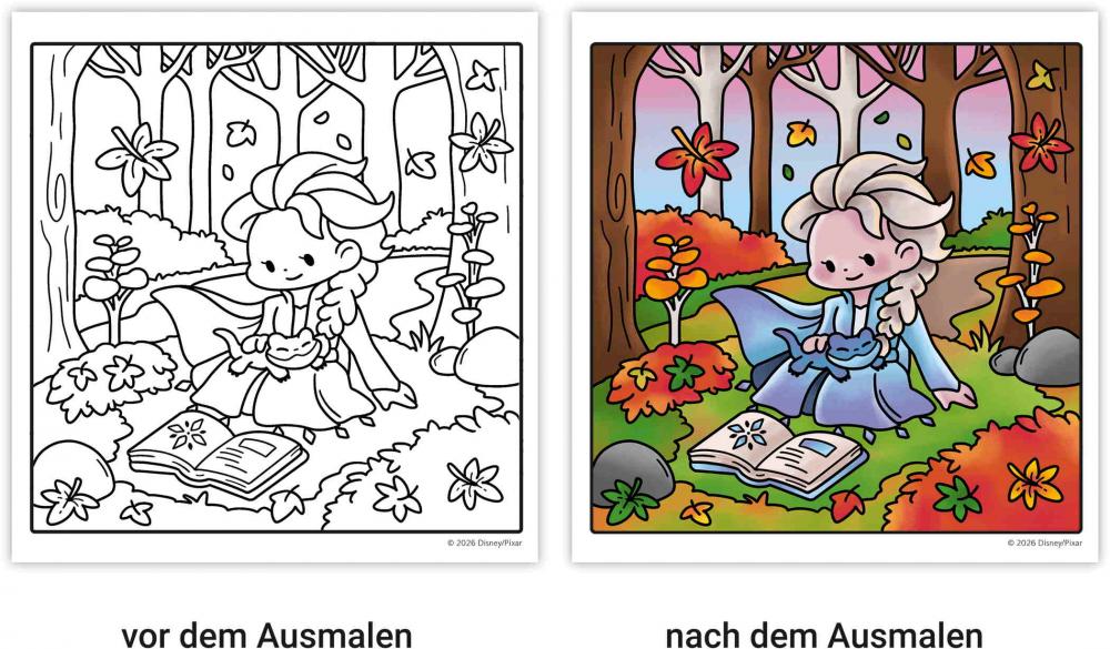 Ravensburger Buch Kreativität Cozy Coloring Disney Girl Moments 48131