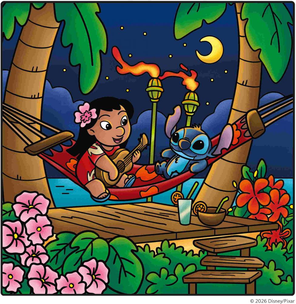 Ravensburger Buch Kreativität Cozy Coloring Disney Lilo & Stitch 48132