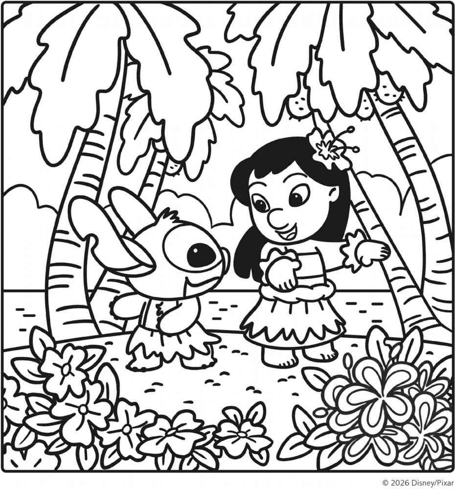 Ravensburger Buch Kreativität Cozy Coloring Disney Lilo & Stitch 48132