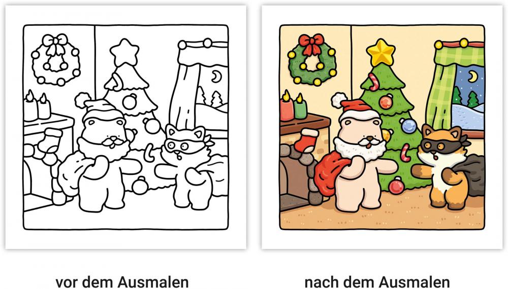 Ravensburger Buch Kreativität Cozy Coloring Silly Crimes 48133