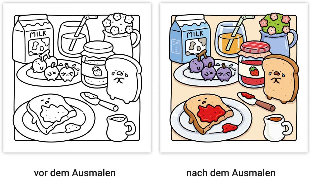 Ravensburger Buch Kreativität Cozy Coloring Silly Crimes 48133