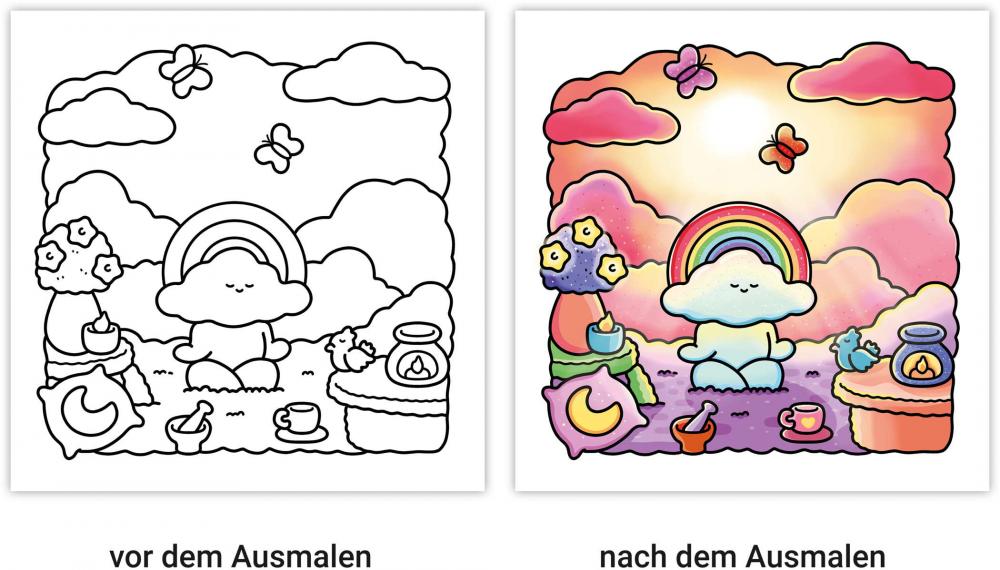 Ravensburger Buch Kreativität Cozy Coloring Love Yourself 48134