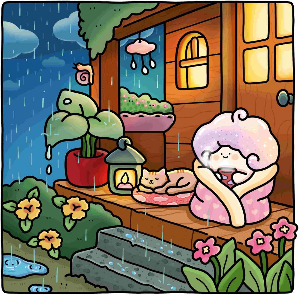 Ravensburger Buch Kreativität Cozy Coloring Love Yourself 48134