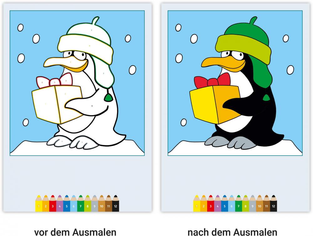 Ravensburger Buch Kreativität My first CreArt Malen nach Zahlen ab 3 Weihnachten 48832