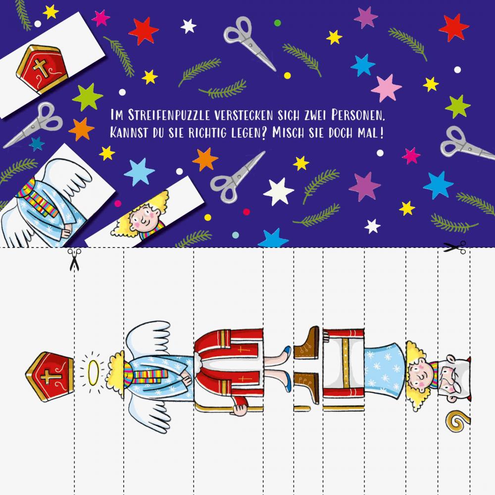 Ravensburger Buch Kreativität Mein Weihnachtsblock 24 Ideen zum Malen, Basteln, Rätseln 48833