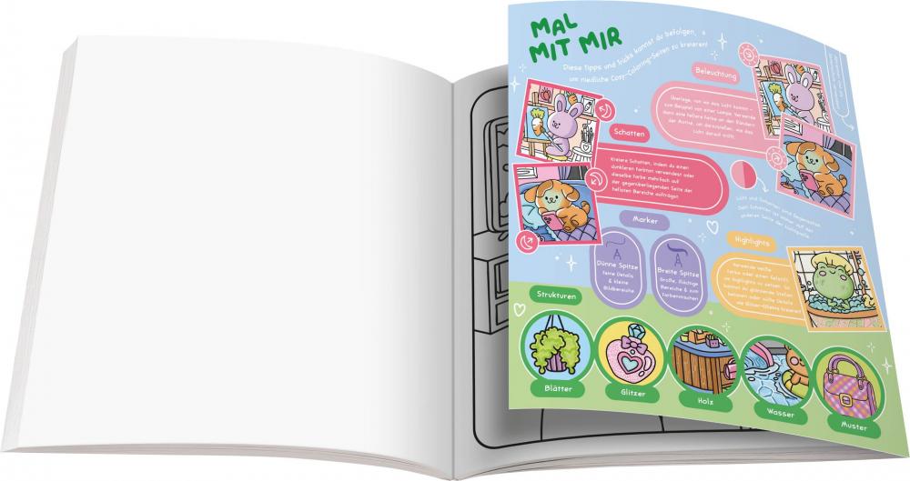 Ravensburger Buch Kreativität Cozy Coloring Little Things 48835