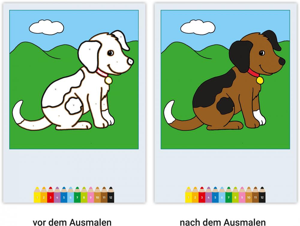 Ravensburger Buch Kreativität My first CreArt Malen nach Zahlen ab 3 Tiere 48840