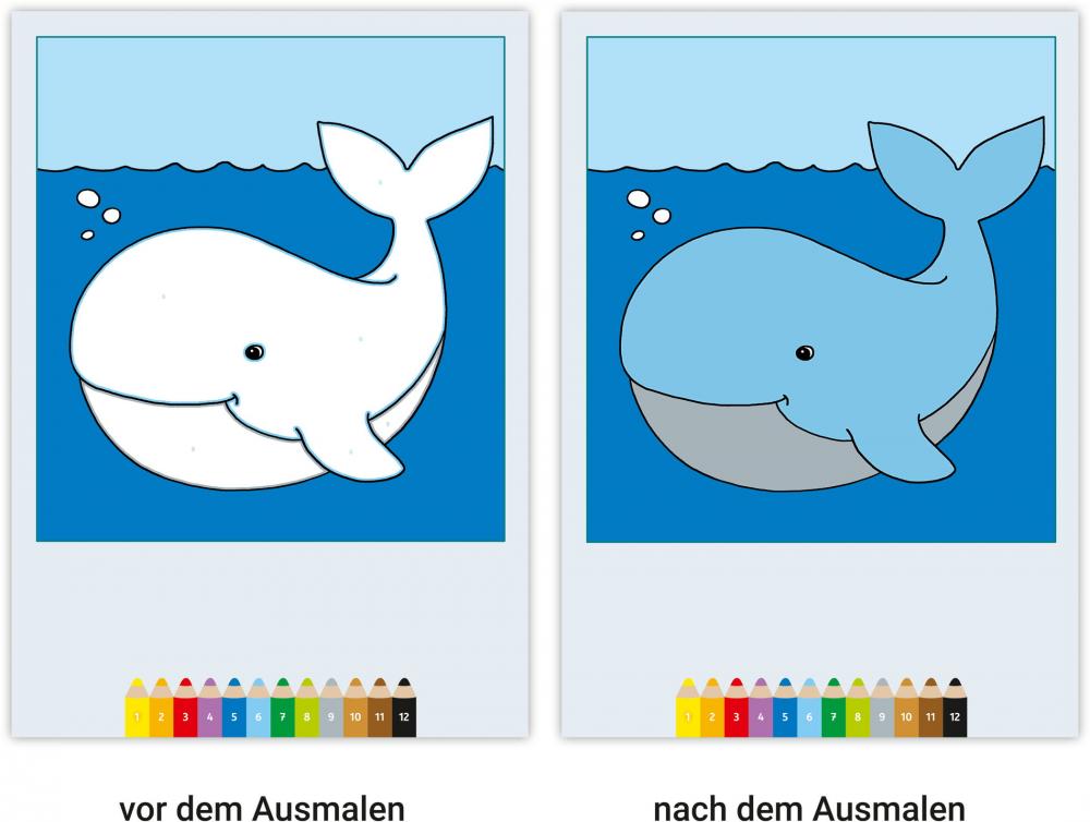 Ravensburger Buch Kreativität My first CreArt Malen nach Zahlen ab 3 Tiere 48840