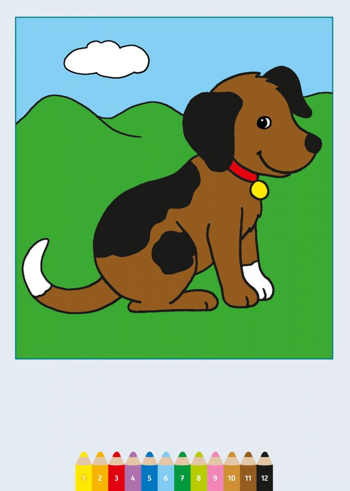 Ravensburger Buch Kreativität My first CreArt Malen nach Zahlen ab 3 Tiere 48840