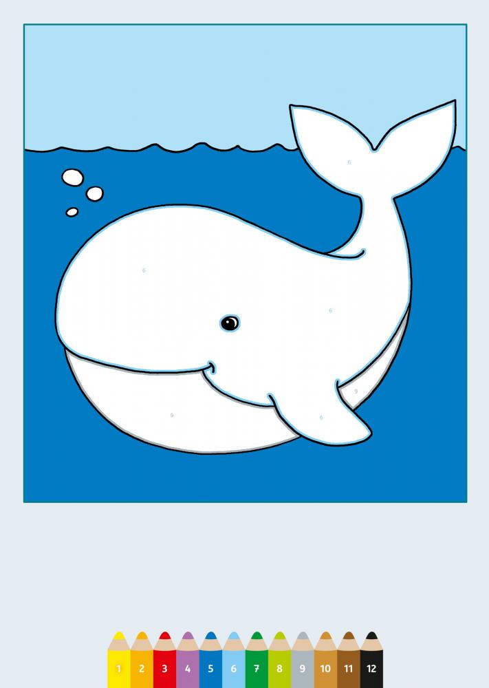 Ravensburger Buch Kreativität My first CreArt Malen nach Zahlen ab 3 Tiere 48840