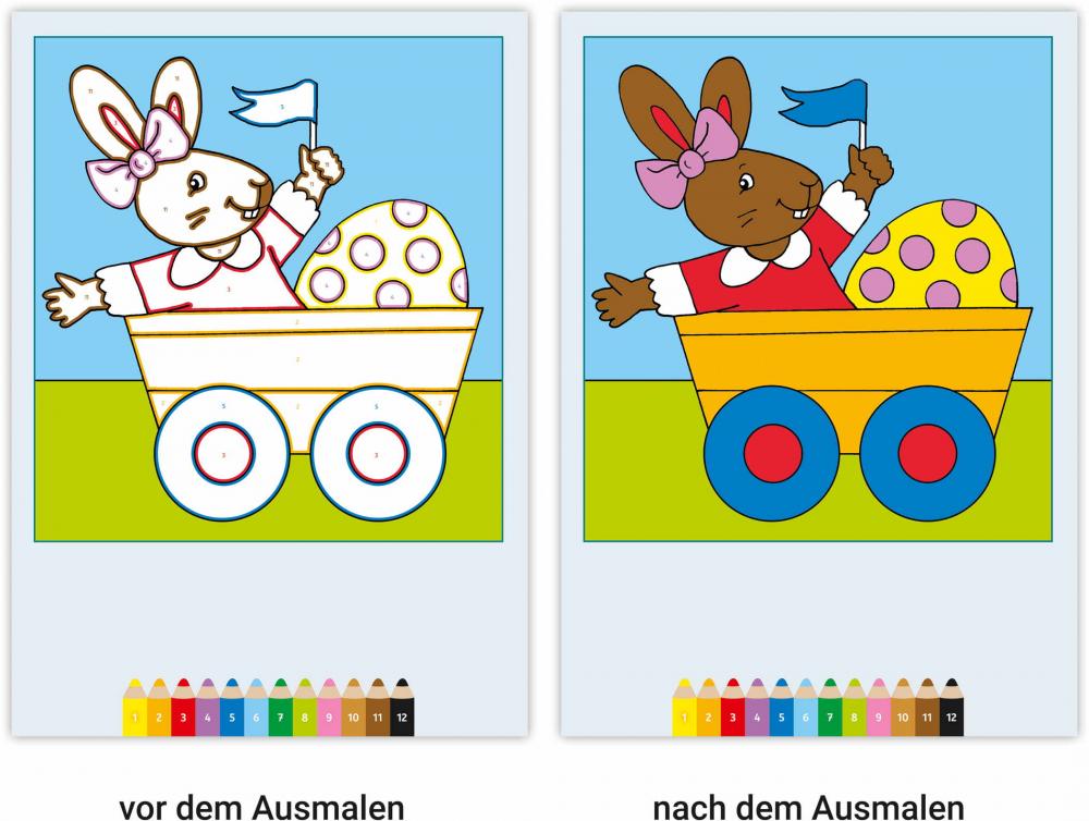 Ravensburger Buch Kreativität My first CreArt Malen nach Zahlen ab 3 Ostern 48842