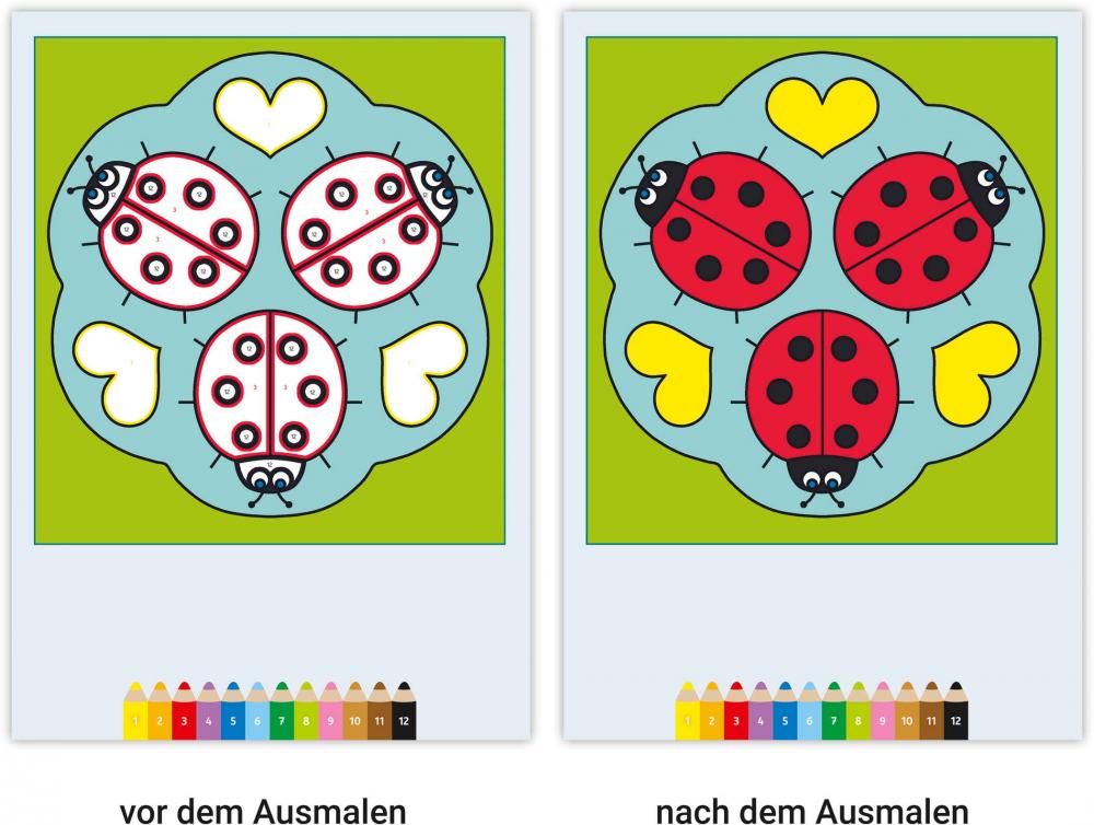 Ravensburger Buch Kreativität My first CreArt Malen nach Zahlen ab 3 Ostern 48842