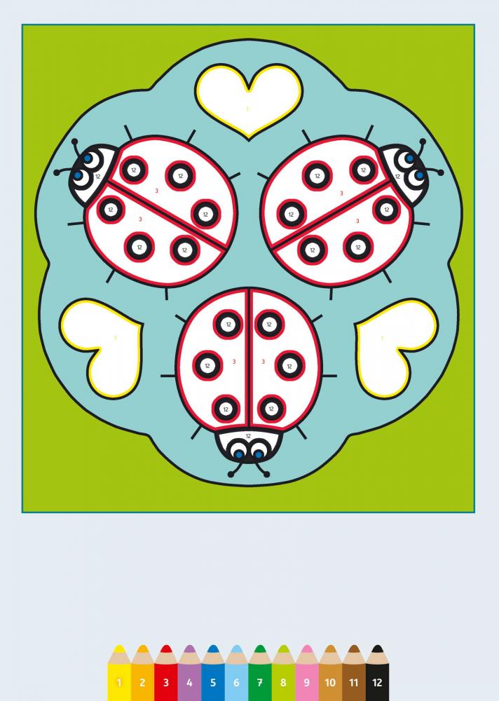 Ravensburger Buch Kreativität My first CreArt Malen nach Zahlen ab 3 Ostern 48842