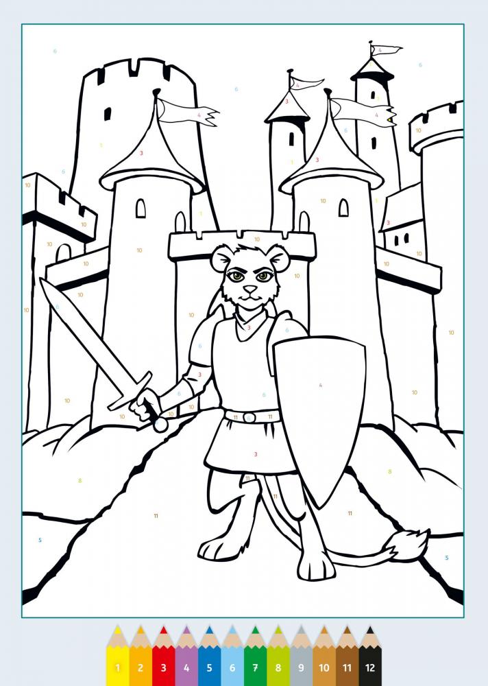 Ravensburger Buch Kreativität CreArt Malen nach Zahlen ab 5 Zauberpapier Abenteuer 48843