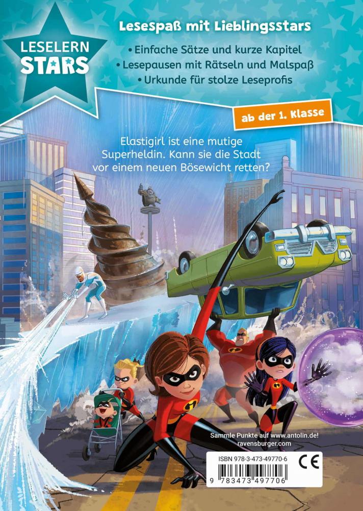 Ravensburger Buch Erstlesetitel Leselernstars Disney Die Unglaublichen 2 49770