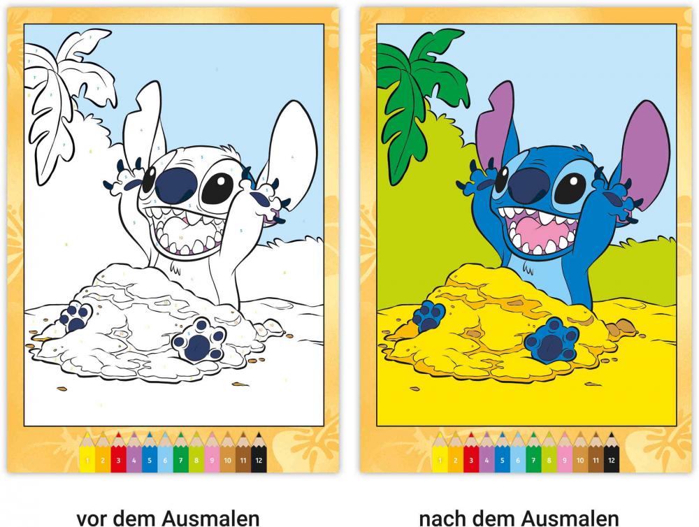 Ravensburger Buch Kreativität CreArt Malen nach Zahlen ab 7 Disney Lilo & Stitch 49864