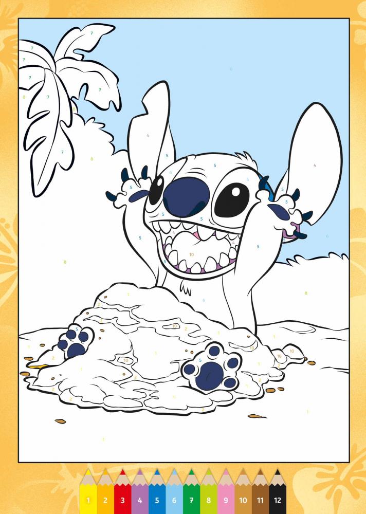 Ravensburger Buch Kreativität CreArt Malen nach Zahlen ab 7 Disney Lilo & Stitch 49864