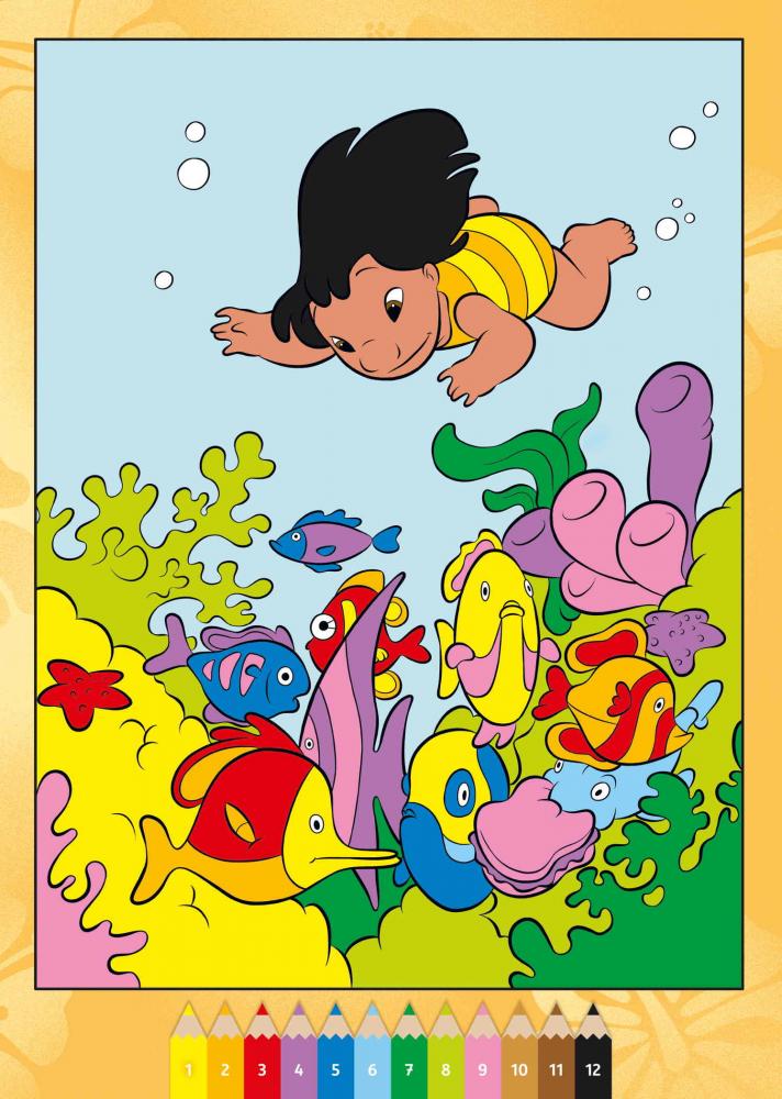 Ravensburger Buch Kreativität CreArt Malen nach Zahlen ab 7 Disney Lilo & Stitch 49864