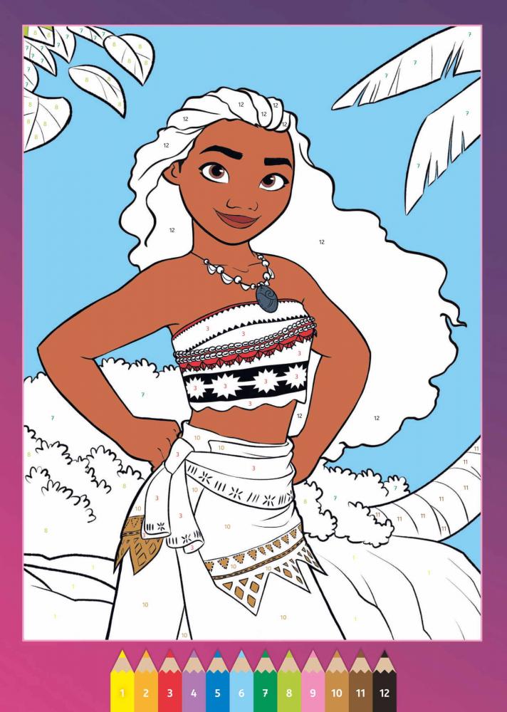 Ravensburger Buch Kreativität CreArt Malen nach Zahlen ab 5 Disney Starke Mädchen 49871