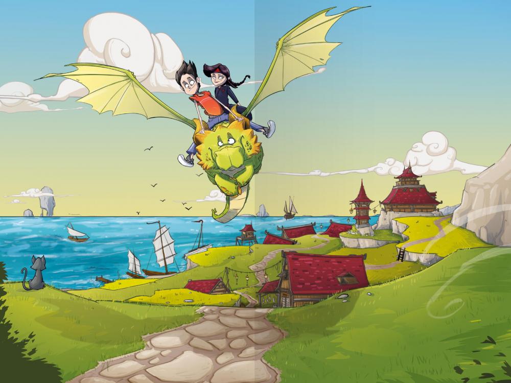 Ravensburger Buch Taschenbuch Dragon Ninjas Band 2 Der Drache des Feuers 52628