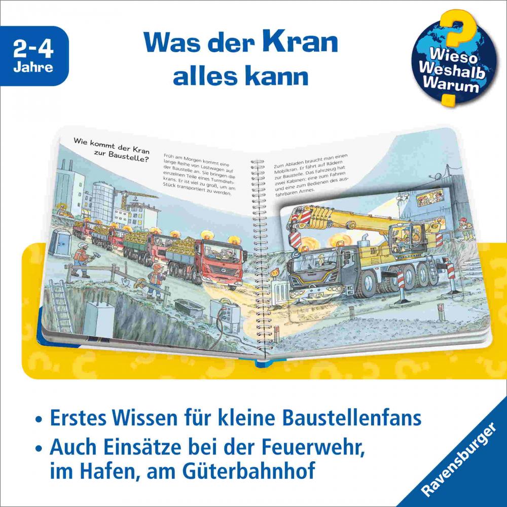 Ravensburger Buch Wieso? Weshalb? Warum? Junior Band 81 Der Kran 60092