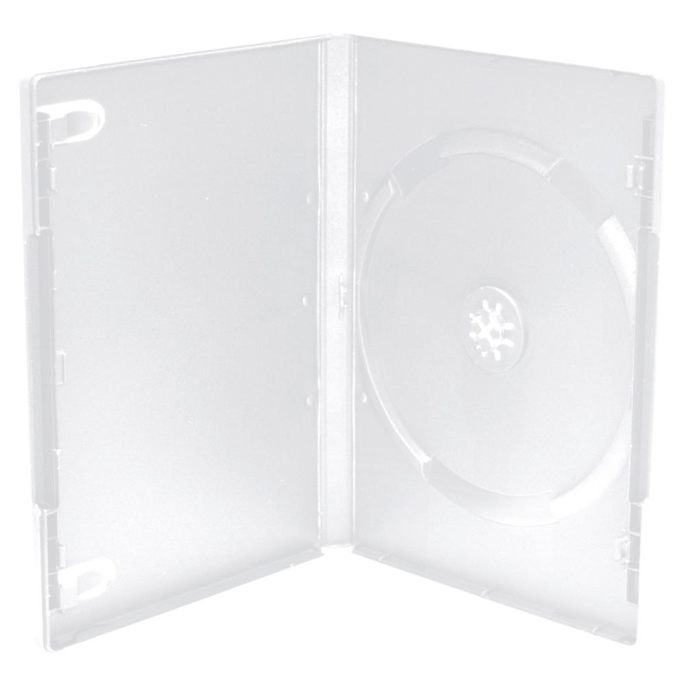 100 Mediarange DVD Hüllen 1er Box 14 mm für je 1 BD / CD / DVD transparent