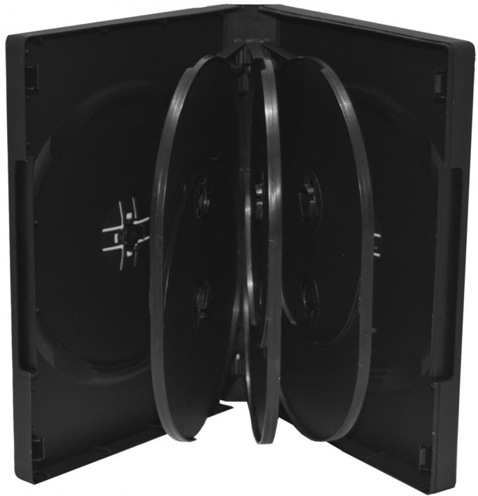 60 Mediarange DVD Hüllen 8er Box 27 mm für je 8 BD / CD / DVD schwarz