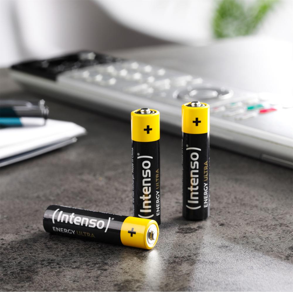 40 Intenso Energy Ultra AAA / Micro Alkaline Batterien im 40er Shrink Pack