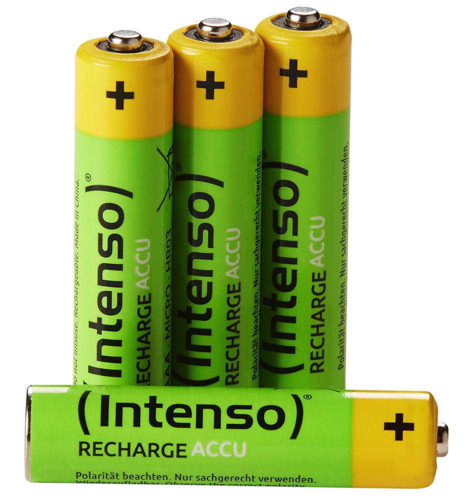 4 Intenso Akku AAA 850mAh Energy Eco Nickel-Metall-Hydrid im 4er Blister