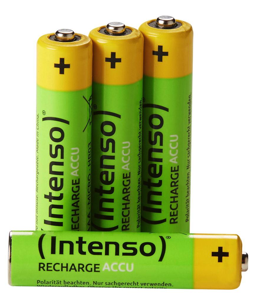 20 Intenso Akku AAA 1000mAh Energy Eco Nickel-Metall-Hydrid im 4er Blister