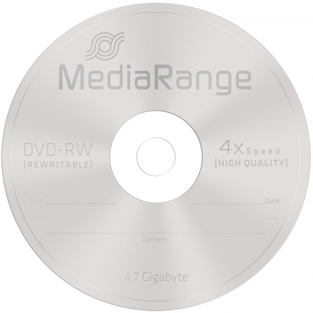 10 Mediarange Rohlinge DVD-RW 4,7GB 4x Spindel