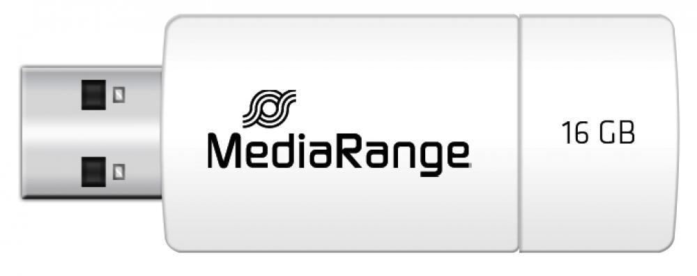 Mediarange USB Stick 16GB Speicherstick Color Edition gelb