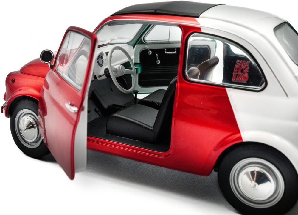 Solido Modellauto Maßstab 1:18 Fiat 500 TRIBUTE TO ITALIA 1965 S1801409