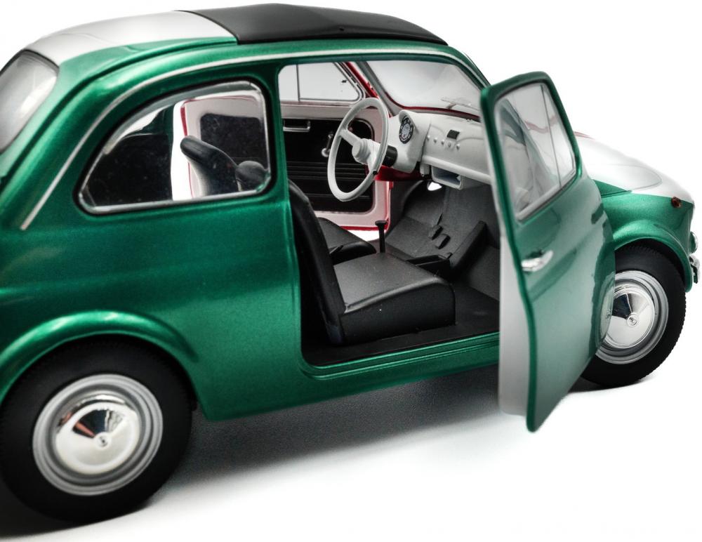 Solido Modellauto Maßstab 1:18 Fiat 500 TRIBUTE TO ITALIA 1965 S1801409