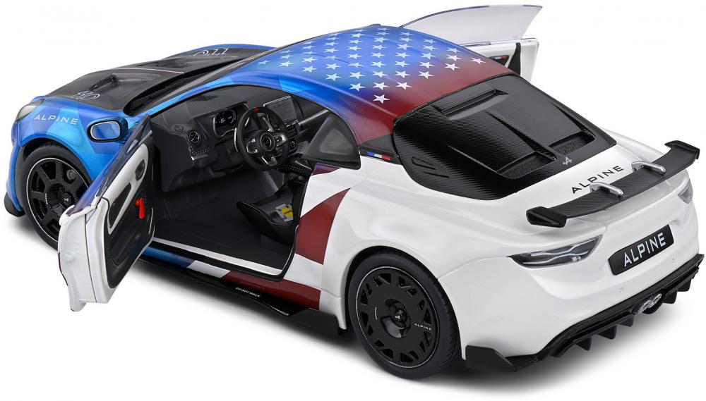 Solido Modellauto Maßstab 1:18 Alpine A110R US Livery 2023 S1801627