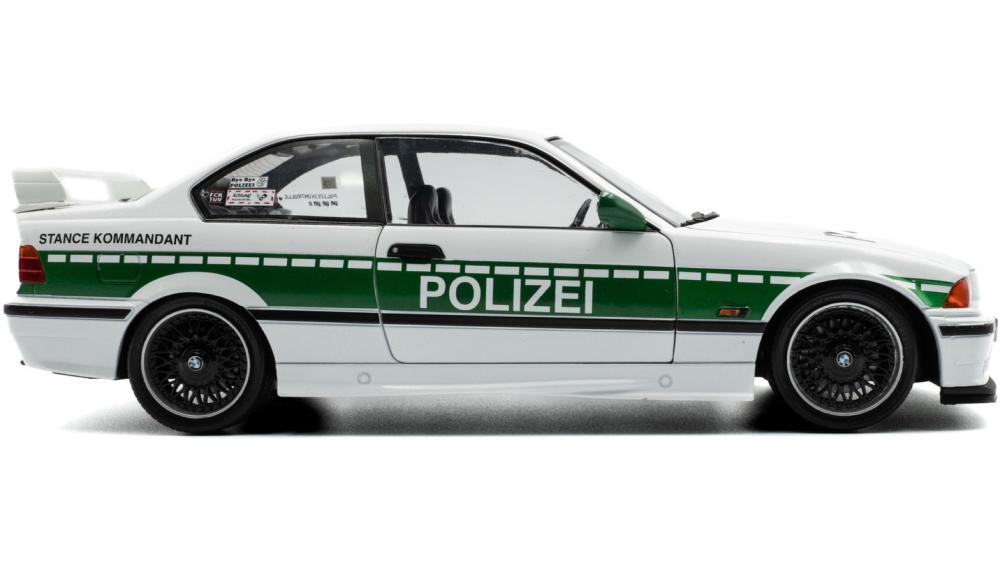 Solido Modellauto Maßstab 1:18 BMW E36 M3 cpe. Polizei 1991 S1803915