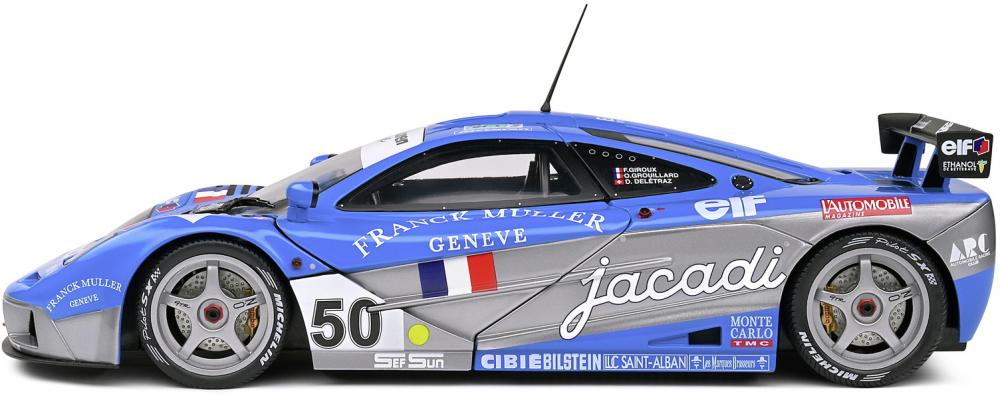Solido Modellauto Maßstab 1:18 McLaren F1 GTR Short Tail #50 blau S1804109