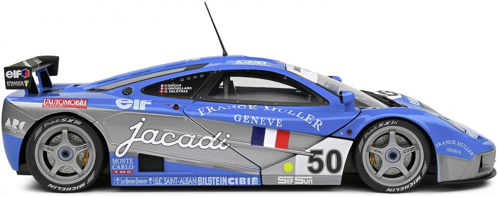 Solido Modellauto Maßstab 1:18 McLaren F1 GTR Short Tail #50 blau S1804109