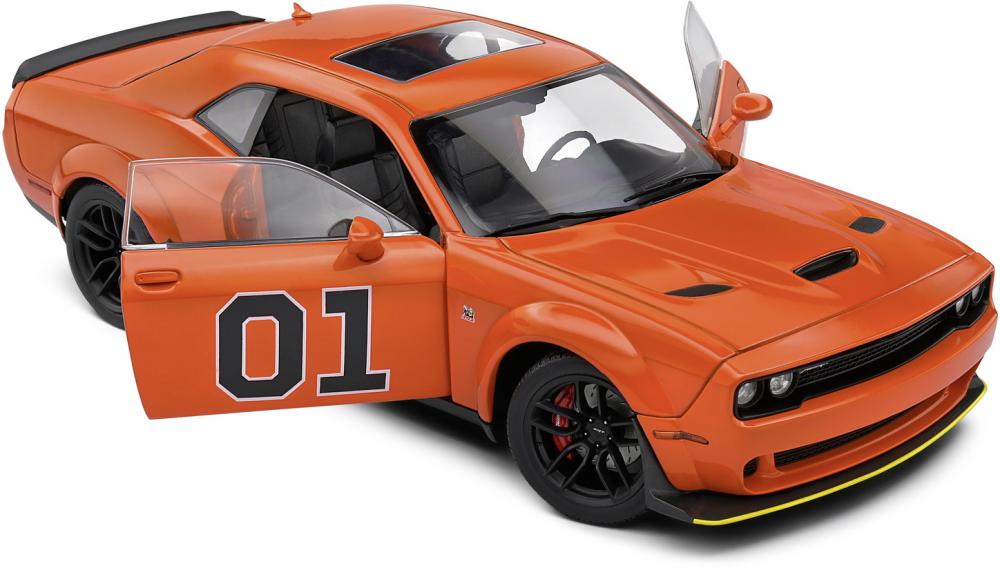 Solido Modellauto Maßstab 1:18 Dodge Challenger SRT 2023 orange S1805713