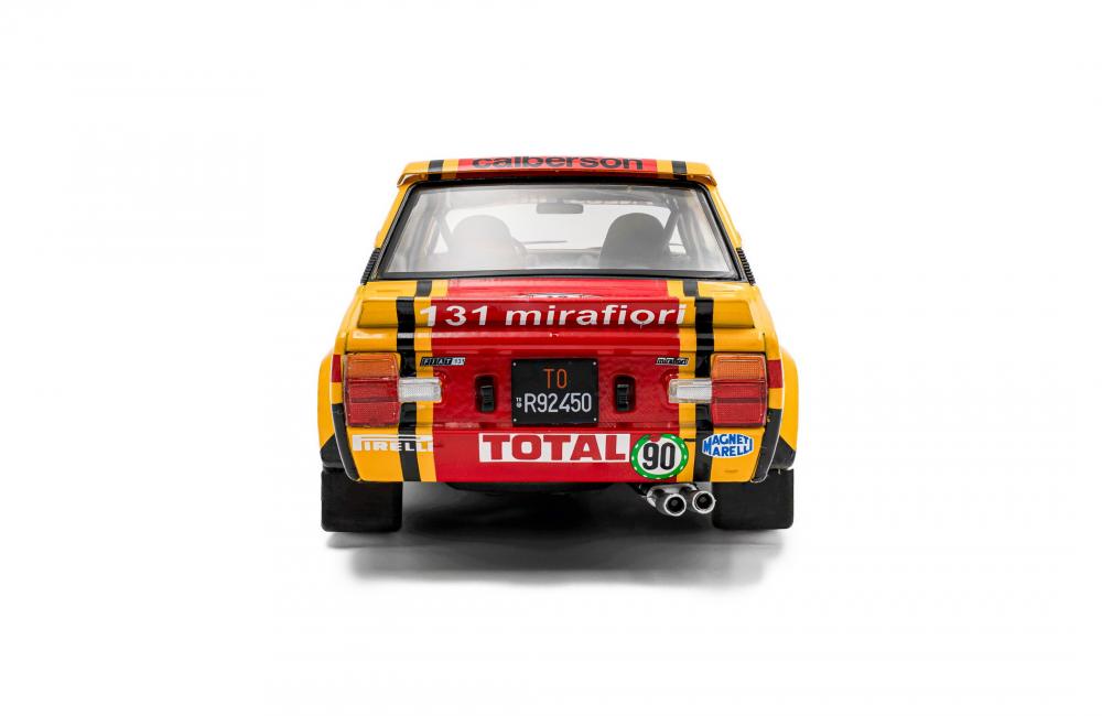 Solido Modellauto Maßstab 1:18 Fiat 131 ABARTH #12 Rally De Monte Carlo gelb 1980 S1806007