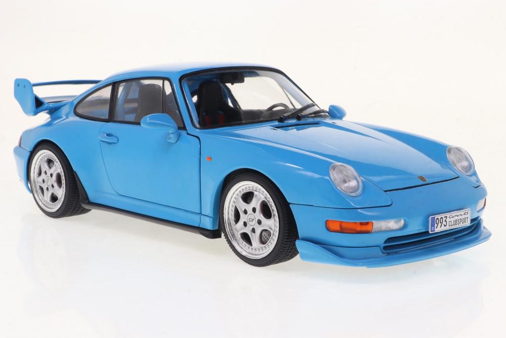 Solido Modellauto Maßstab 1:18 Porsche 911 (993) Clubsport blau 1997 S1810101